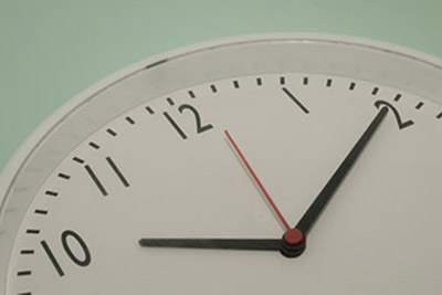 A picture of a clock.