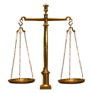 A picture of two scales.
