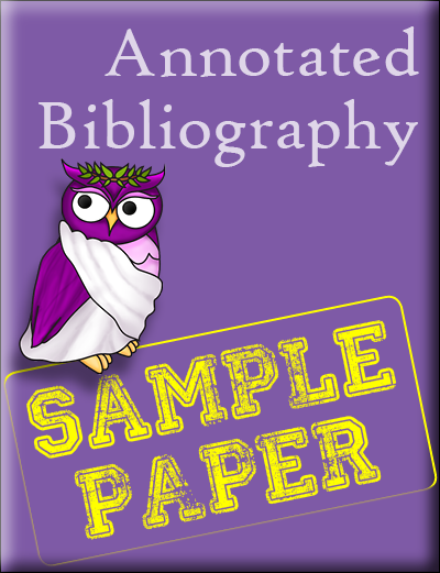Sample Annotated Bibliography Thumbnail Image