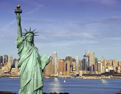 A picture of New York City.